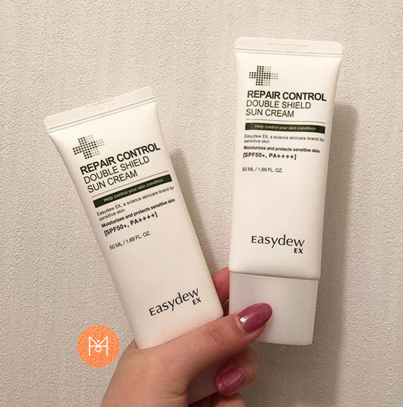 Kem chống nắng bảo vệ và phục hồi da hoàn hảo Easydew Ex repair control double shield sun cream